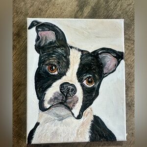 RIKKISRATPACK Custom paintings of Boston Terriers